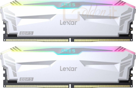 RAM Lexar 32GB DDR5 6400MHz Kit(2x16GB) ARES RGB White - LD5EU016G-R6400GDWA