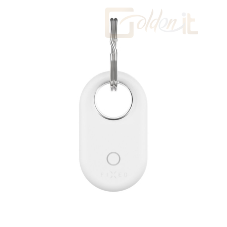 Okostelefon kiegészítő FIXED Silky szilikon tok Samsung SmartTag2-höz, fehér - FIXSILD-1334-WH