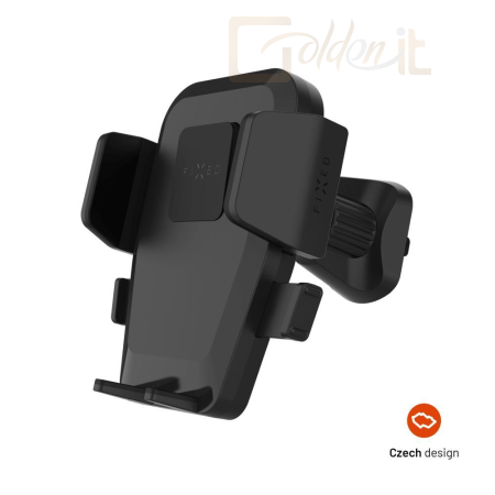 Okostelefon kiegészítő FIXED Iconiq Lock univerzális autós tartó, fekete - FIXICQ-LC-BK