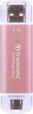 Winchester SSD (külső) Transcend 2TB USB3.0/USB Type-C ESD310C Pink - TS2TESD310P