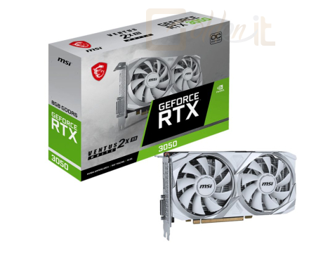 Videókártya Msi RTX3050 VENTUS 2X XS 8G OC WHITE - V809-4299R