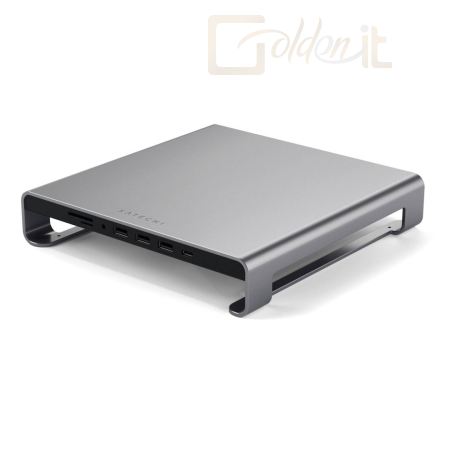 Notebook kiegészitők Satechi Aluminum Monitor Stand Hub for iMac Space Grey - ST-AMSHM