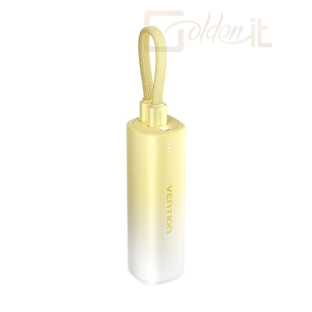 Powerbank vésztöltők Vention FHWY0 5000mAh PowerBank Gradient Yellow - FHWY0