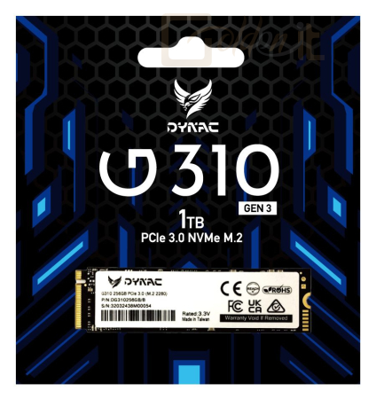 Winchester SSD Dynac 1TB M.2 2280 NVMe G310 - G3101TB/R