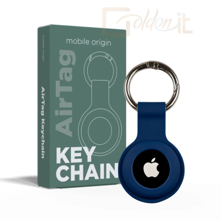 Okostelefon kiegészítő Mobile Origin Airtag KeyChain Blue - FRL-ATKC-BLU