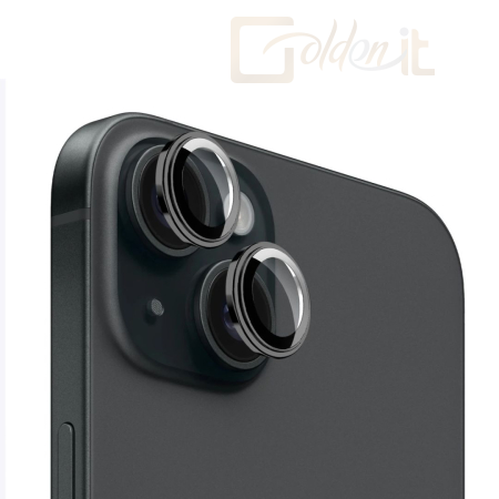 Okostelefon kiegészítő Mobile Origin Easy Lens guards iPhone 15/15 Plus Black - FRL-LSG-I15-BLK