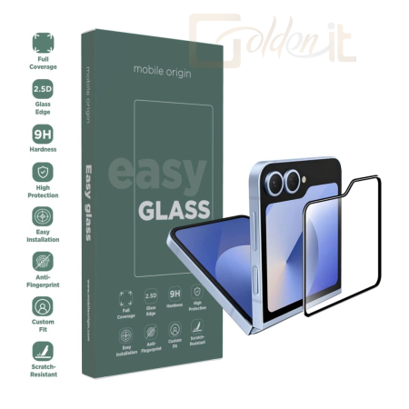 Okostelefon kiegészítő Mobile Origin EasyGlass Samsung Galaxy Z Flip6 - FRL-EG-ZFL6