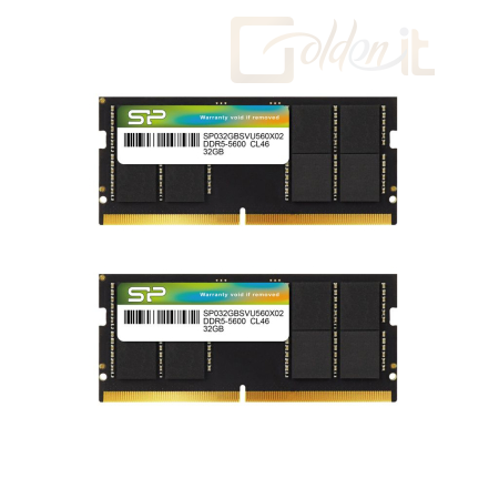 RAM - Notebook Silicon Power 64GB DDR5 5600MHz Kit(2x32GB) SODIMM - SP064GBSVU560F22