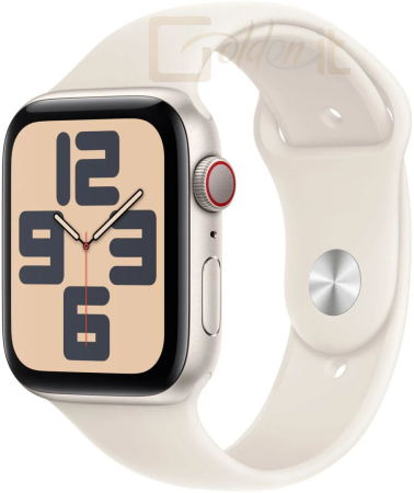 Okosóra Apple Watch SE2 v3 GPS + Cellular 40mm Starlight Alu Case with Starlight Sport Band M/L - MXGK3