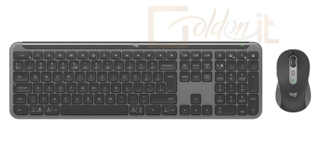 Billentyűzet Logitech MK950 Signature Slim Wireless Bluetooth Keyboard Combo for Business Graphite UK - 920-012511