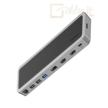 Notebook kiegészitők Promate  ApexHub-MST Docking Station Silver/Black - APEXHUB-MST