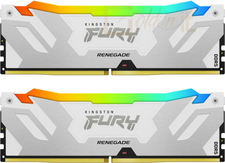 RAM Kingston 64GB DDR5 6400MHz Kit(2x32GB) Fury Renegade RGB White - KF564C32RWAK2-64