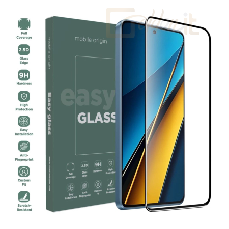 Okostelefon kiegészítő Mobile Origin EasyGlass Xiaomi Poco X6 5G - FRL-EG-XPX6