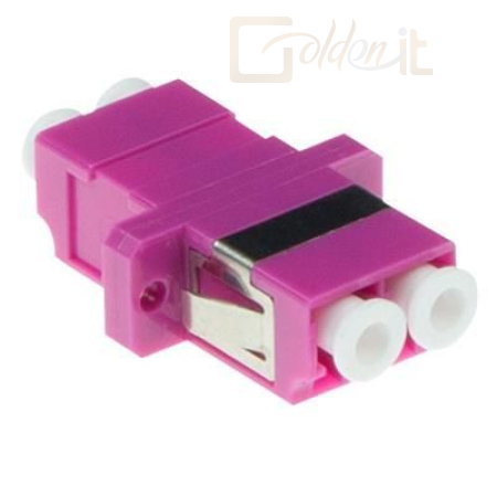 Hálózati eszközök ACT Fiber optic LC-LC duplex adapter multimode OM4 - EA9006
