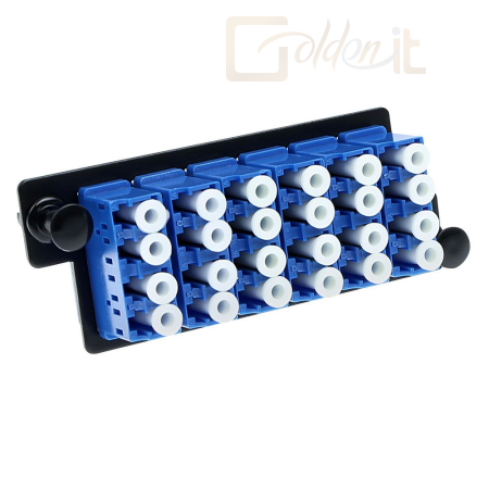 Hálózati eszközök ACT Adapterplate 6xLC Quad (24F) OS2 - FA2153