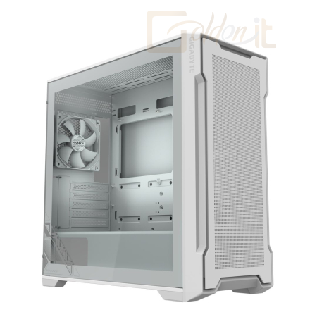 Ház Gigabyte C102 Ice Glass Tempered Glass White - GB-C102GI