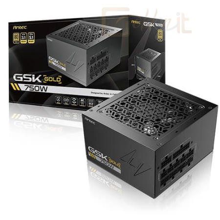 Táp Antec 750W 80+ Gold GSK750 ATX3.1 - 0-761345-20056-1