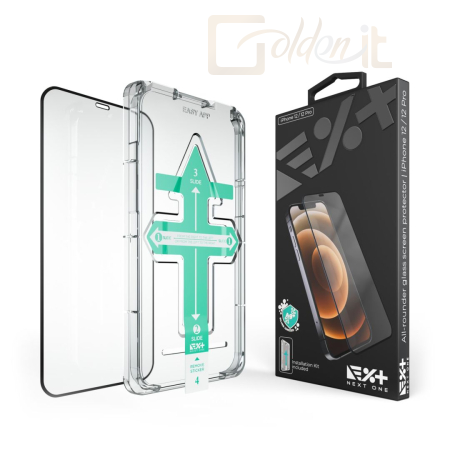 Okostelefon kiegészítő Next One All-rounder Glass Screen Protector for iPhone 12 / 12 Pro - IPH-6.1-ALR