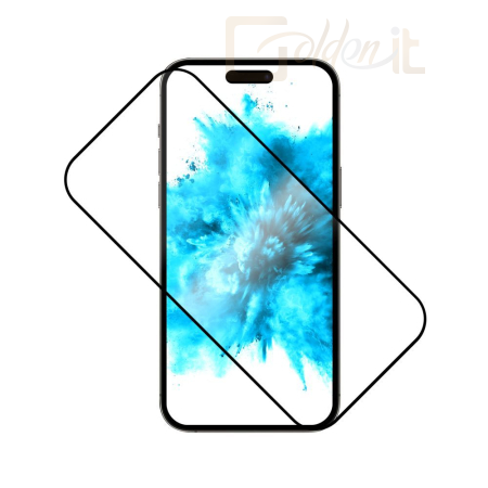 Okostelefon kiegészítő FIXED teljes képernyőt védő 2,5D üvegfőlia Huawei Nova 13, fekete - FIXGFA-1531-BK
