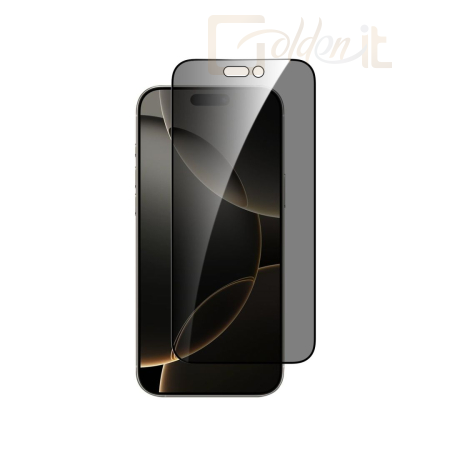Okostelefon kiegészítő Dviced Privacy tempered glass screen protector edge to edge for iPhone 16 Pro Max with applicator Duo Pack - DV520026