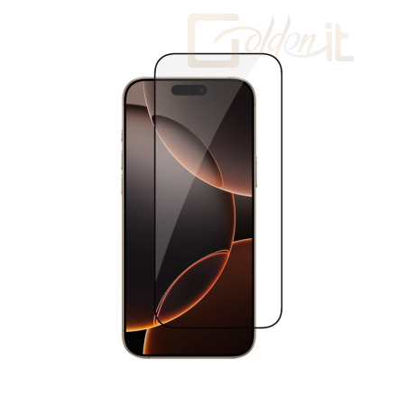 Okostelefon kiegészítő Dviced Tempered glass screen protector edge to edge for iPhone 16 Pro with applicator Duo Pack - DV520034