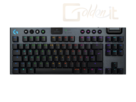 Billentyűzet Logitech G915 X LIGHTSPEED TKL Wireless Mechanical Gaming RGB Keyboard Black US - 920-012747