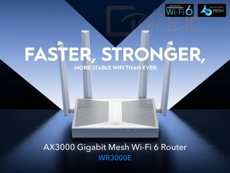 Golden IT Solution Kft. - Hálózati eszközök Cudy WR3000E AX3000 Gigabit ...