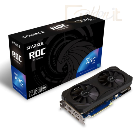 Videókártya Sparkle ARC A750 8GB ROC DDR6 OC - SA750R-8GOC