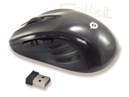 Egér Conceptronic  CLLM5BTRVWL 6-Button Wireless Travel Mouse Black - CLLM5BTRVWL