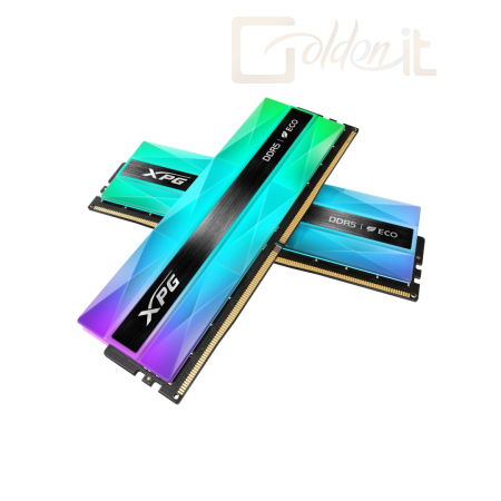 RAM A-Data 32GB DDR5 6400MHz (2x16GB) Lancer Neon RGB Silver/Grey - AX5U6400C3216G-DCLANRSG
