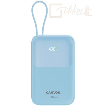 Powerbank vésztöltők Canyon OnPower 101 10000mAh PowerBank Blue - CNS-CPB101BL