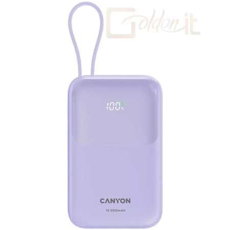 Powerbank vésztöltők Canyon OnPower 101 10000mAh PowerBank Purple - CNS-CPB101PU