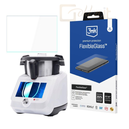 Okostelefon kiegészítő 3mk FlexibleGlass hibrid üvegfólia 7H Lidlomix Monsieur Cuisine Smart 2024 - W-11u3FxGl-LMCS2024