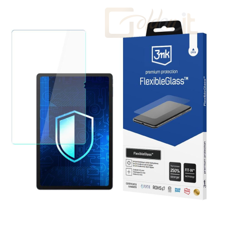 Okostelefon kiegészítő 3mk FlexibleGlass hibrid üvegfólia 7H Blackview TAB 16 Pro - W-13u3FxGl-BT16P