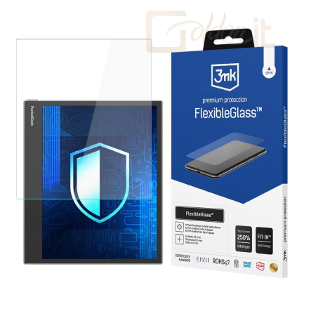 Okostelefon kiegészítő 3mk FlexibleGlass hibrid üvegfólia 7H PocketBook InkPad Eo - W-13u3FxGl-PBIPEO