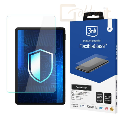 Okostelefon kiegészítő 3mk FlexibleGlass hibrid üvegfólia 7H Poco Pad - W-13u3FxGl-PP