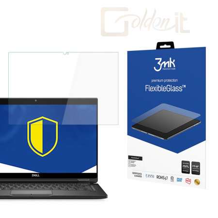 Okostelefon kiegészítő 3mk FlexibleGlass hibrid üvegfólia 7H Dell Latitude 7390 2-in-1 - W-15u3FxGl-DL73902