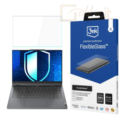 Okostelefon kiegészítő 3mk FlexibleGlass hibrid üvegfólia 7H Lenovo Legion Vékony 5 - W-15u3FxGl-LLS5
