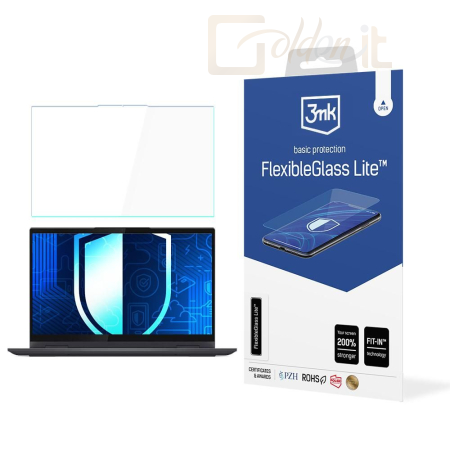Okostelefon kiegészítő 3mk FlexibleGlass Lite hibrid üvegfólia 7H Lenovo Yoga 7 14ACN6 - W-15u3FxGlL-LvYog168
