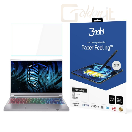 Okostelefon kiegészítő 3mk Paper Feeling védőfólia rajzoláshoz Acer Predator Triton 14 - W-15u3PapFe-APT14