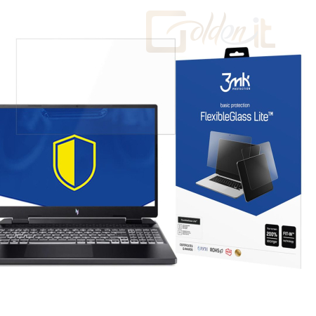 Okostelefon kiegészítő 3mk FlexibleGlass Lite hibrid üvegfólia 7H Acer Nitro 16 - W-17u3FxGlL-AN16
