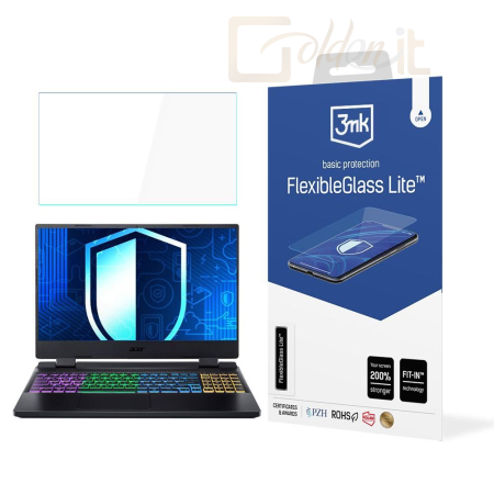 Okostelefon kiegészítő 3mk FlexibleGlass Lite hibrid üvegfólia 7H Acer Nitro 5 15,6