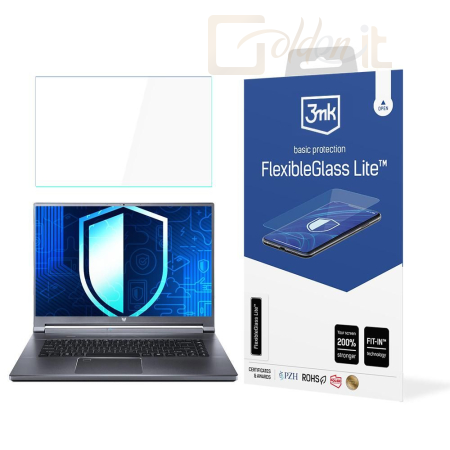 Okostelefon kiegészítő 3mk FlexibleGlass Lite hibrid üvegfólia 7H Acer Predator Triton 500 SE - W-17u3FxGlL-APT500SE