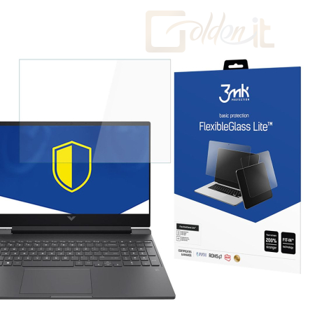 Okostelefon kiegészítő 3mk FlexibleGlass Lite hibrid üvegfólia 7H HP Victus 15 - W-17u3FxGlL-HPV15