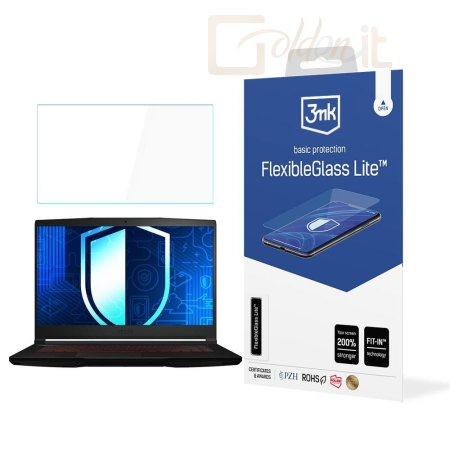 Okostelefon kiegészítő 3mk FlexibleGlass Lite hibrid üvegfólia 7H MSI Thin GF63 - W-17u3FxGlL-MTG63