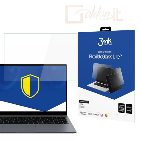 Okostelefon kiegészítő 3mk FlexibleGlass Lite hibrid üvegfólia 7H Samsung Galaxy Book 4 15,6 - W-17u3FxGlL-SGB4