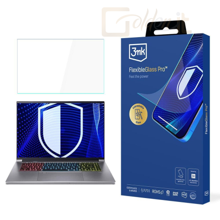 Okostelefon kiegészítő 3mk FlexibleGlass Pro hibrid üvegfólia 7H Acer Predator Triton 16 - W-17u3FxGlP-APT16