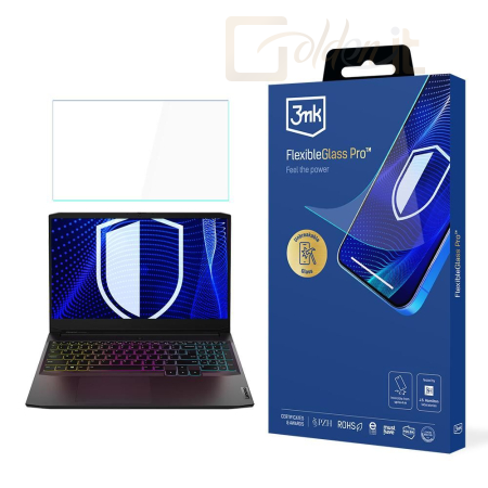 Okostelefon kiegészítő 3mk FlexibleGlass Pro hibrid üvegfólia 7H Lenovo IdeaPad Gaming 3 15,6 - W-17u3FxGlP-LIPG3