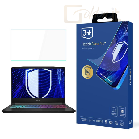 Okostelefon kiegészítő 3mk FlexibleGlass Pro hibrid üvegfólia 7H MSI Katana 15,6
