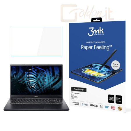 Okostelefon kiegészítő 3mk Paper Feeling védőfólia rajzoláshoz Acer Aspire 7 - W-17u3PapFe-AA7
